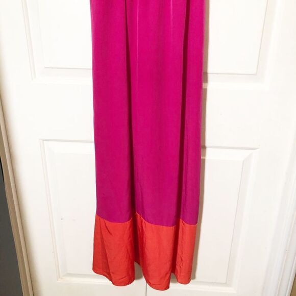 Old Navy Pink Orange Maxi Sleeveless Dress Size Small - Picture 2 of 5